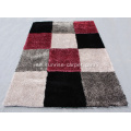 Elastic &amp; Silk Shaggy Carpet With Design